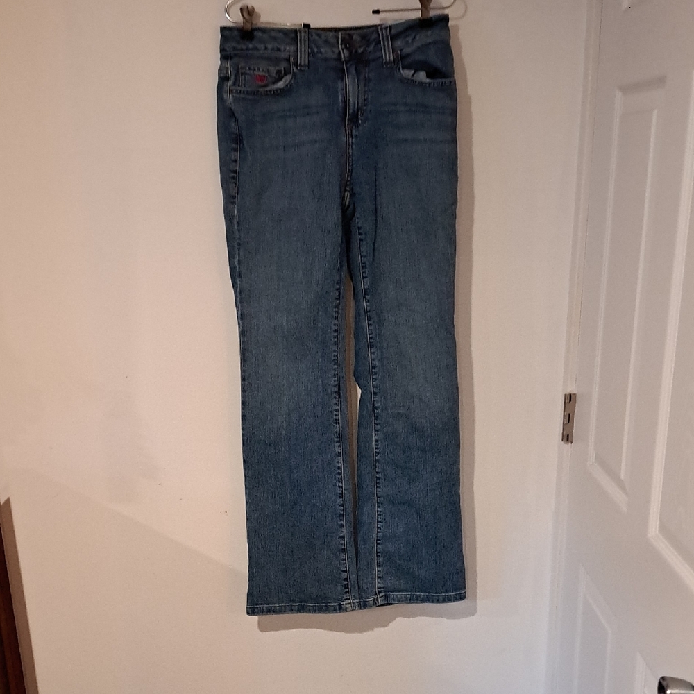 NFL Chicago Bears Women's Straight Leg Blue Jeans Size 6